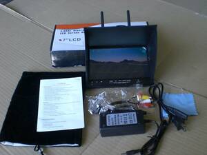 7インチ 5.8GHｚ Diversity LCD Screen Receiver Monitor 中古美品