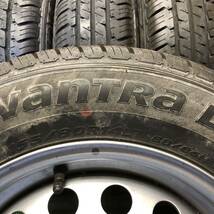 鉄ホイール付き　14×5J　100/4H　155/80R14　極上バリ山タイヤ付き　C-379　福岡　★引き取り大歓迎★即決サービス品★　プロボックス等に_画像10