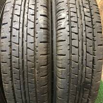 鉄ホイール付き　12×3.5J　100/4H　145R12　6P.R.　LT　極上バリ山タイヤ付き　C-384　福岡　★引き取り大歓迎★即決サービス品★_画像9