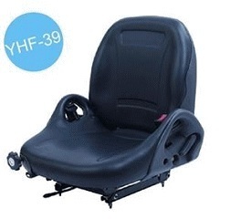 フォークリフト専用シート YHF-39 現行型、純正品同等、フル仕様モデル　★★新品★★