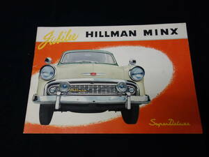 [ valuable ] Isuzu Hillman Minx super Deluxe / standard PH400 type exclusive use main catalog [ at that time thing ]