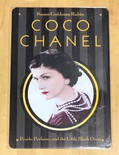 【 COCO CHANEL 】☆ 昭和☆ レトロ ☆ ブリキ看板 ☆