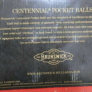 !△ビリヤード ボール 玉 球 BRUNSWICK AMERICAN/Precision Balanced ポケット ボール ベルギー製の画像10