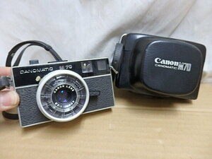 !〇珍品 カメラ CANON キャノン 【CANOMATIC M70】 純正ケース付き ビンテージカメラ