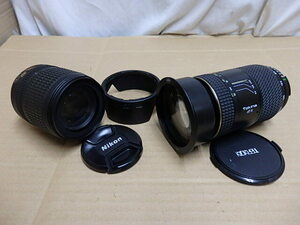 !〇カメラ レンズ Nikon DX AF-S NIKKOR 18-105mm 1:3.5-5.6G ED ニコン/Tokina AT-X AF 80-400 1:4.5-5.6 JAPAN トキナ