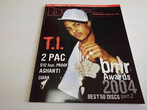 ●　bmr 2005年2月号♪美品　T.I./アシャンティ/シアラ　※管理番号 pa3089