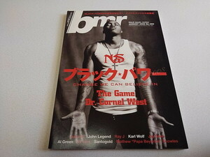 ●　bmr　2008年8月号♪美品　ブラックパワー/ナズ/ザ・ゲーム/コーネル・ウェスト　Black Music Review　※管理番号 pa3154