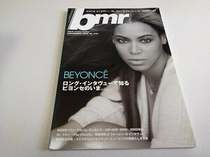 ●　bmr　2009年11月号♪美品　ビヨンセ/Dr.ドレー&ウォーレンG　Black Music Review　※管理番号 pa3163