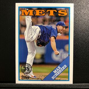 Max Scherzer 2023 Topps Series1 #T88-2 1988 Topps 35th Anniversary Insert Mets