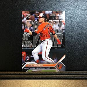 Gunnar Henderson - 2023 MLB TOPPS NOW Topps JP Card OS-10 Rookie RC Orioles 新人王 ROY