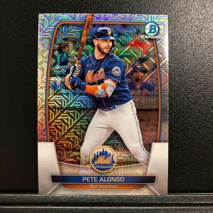 Pete Alonso 2023 Topps Bowman Mega Box #78 Chrome Mojo Refractor Mets