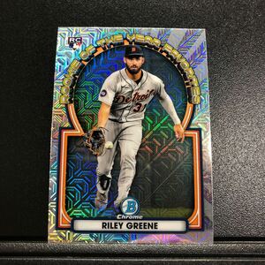 Riley Greene 2023 Topps Bowman Mega Box #ROYF-6 Chrome Mojo Refractor Rookie RC Tigers