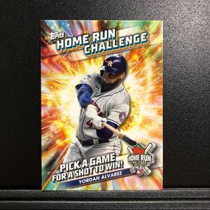 Yordan Alvarez 2024 Topps Series 1 #HRC-11 Home Run Challenge Astros