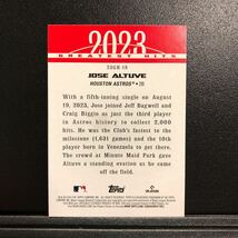 Jose Altuve 2024 Topps Series 1 #23GH-19 2023 Greatest Hits 2,000 Career Hits Astros_画像2