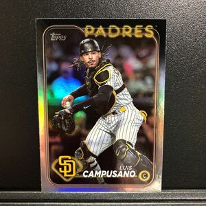 Luis Campusano 2024 Topps Series 1 #217 Rainbow Foil Padres