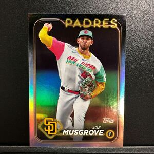 Joe Musgrove 2024 Topps Series 1 #205 Rainbow Foil Padres