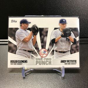 Roger Clemens / Andy Pettitte 2023 Topps Series 1 #12P-6 One-Two Punch Yankees