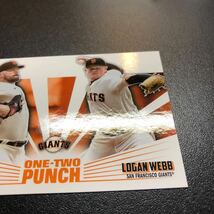 Carlos Rodon / Logan Webb 2023 Topps Series 1 #12P-11 One-Two Punch Giants_画像8