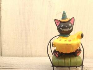 ■ハロウィン■オブジェ インテリア 雑貨 ネコ ねこ 猫 椅子