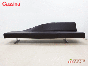 ◆展示品◆ Cassina カッシーナ 276 ASPEN アスペン レザー/革 W2600 4Pソファ/4人掛けソファ 左バック 143万 *配送地域要相談*