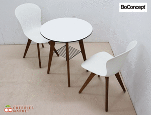 ◆展示品◆ BoConcept ボーコンセプト ADELAIDE アデレード ダイニングテーブル＆アームレスチェア ダイニング3点セット 全天候型家具 18万