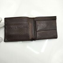 【ジャンク】GUCCI グッチ 二つ折り 財布 GGキャンバス ブラウン系 ユニセックス 04862 1408_画像5