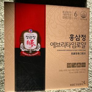 正官庄 紅参高麗人参 エブリタイム　ロイヤル　6年根高麗人参 紅参エブリタイム 10mlX30包 