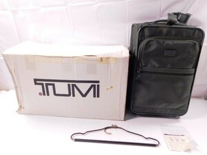 A374★TUMI/キャリーバッグ/スーツケース/トゥミ★キャスター付き/モスグリーン系/約高さ57×34.7cm★送料1200円〜