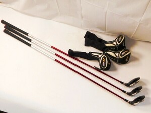 Y527★TaylorMade/ゴルフクラブ/フェアウェイウッド3本/ R9. F.C.T★No.3/5/7★FLEX S/ MotoRe Fujikura/テーラーメード/送料1420円～