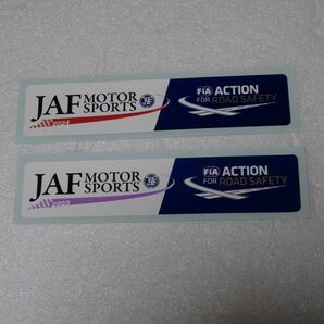 JAF MOTOR SPORTS 2023 2024 ステッカー シール ジャフモータースポーツ 非売品