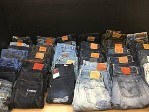 K138[14]K27(ズボン) 中古 デニムM'Sパンツ まとめ/29～33インチ/37枚/約24.5kg/LEVI’S・EDWIN・Lee・他 3/19出品