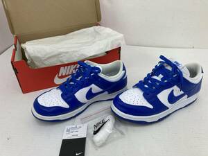 S153[08]S21(靴) 中古 NIKE/ナイキ DUNKLOWSP ブルー ホワイト 27㎝ UK8 3/25出品