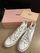 S153[08]S27(靴) 美品 converse/コンバース COACHCANVAS ホワイト 29㎝ US10.5 コーチ キャンバス 3/27出品_画像1