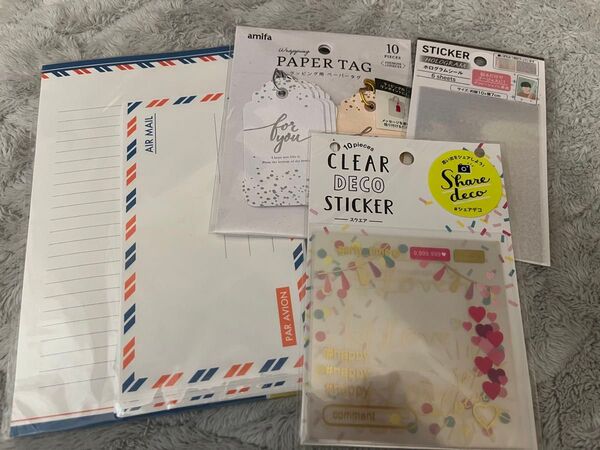 売り切り!ステッカー文房具など色々 4点セット ◎