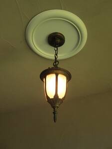 [ новый товар быстрое решение ] подвесной светильник * Hunter BG ( черный Gold ) #IM-5027H-BG дешевый выгодная покупка под старину импорт вне лампа наружный вход магазин освещение 