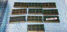 即決 10枚セット SAMSUNG製 DDR3 4GB PC3-10600S PC3-8500S互換 SO-DIMM 204pin 送料185円～_画像2