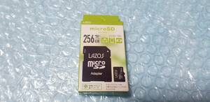 新品 Lazos 256GB microSDXC UHS-I U3 CLASS10 SD変換アダプタ付　送料120円～