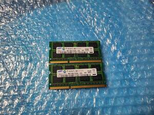 即決 SAMSUNG製 DDR3 4GB×2枚 合計8GB PC3-8500S SO-DIMM 送料120円～