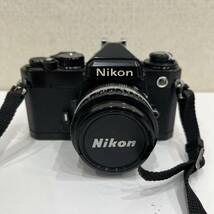 【K-27547】Nikon FE ボディ 50㎜ 1:1.8 レンズ セット シャッター〇 経年劣化有 1円スタート_画像2