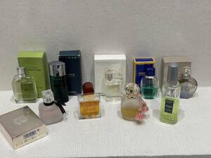 【KIM-1456a】【1円スタート】香水まとめ ヘアミスト BVLGARI GUCCI GIVENCHY YSL DAVIDOFF KENZO JORDACHE 残量5割～8割 中古品 保管品