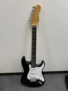 【K-27395】 Fender STRATCASTER フェンダー ストラトキャスター エレキギター 黒 中古 1円スタート