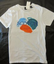 本物正規◆スコッチ＆ソーダ◆Tシャツ SCOTCH■オフホワイト■S■新品/152424_画像2