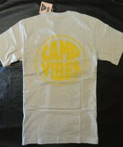 本物正規◆POLER ポーラー◆Tシャツ CAMP VIBES■ベージュ/CREAM■XL■新品 アメリカ購入_画像3