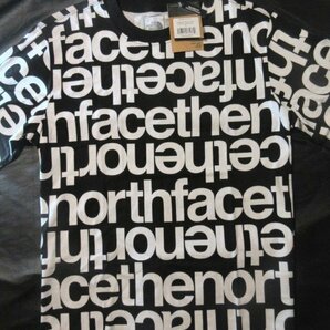 本物正規◆ノースフェイス◆Tシャツ ■マルチ ロゴ AOP BOX■黒■M■ゆったり新品■アメリカ限定 IA1 The North Face メンズ 半袖の画像2