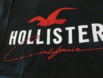 本物正規◆ホリスター◆Tシャツ アップリケ 3153-900■Ｓ■黒/赤■新品/綿100％ HOLLISTER_画像3