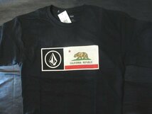 本物正規◆VOLCOM ◆ボルコム◆Tシャツ CALIFORNIA 黒■L■新品・カリフォルニア限定_画像1