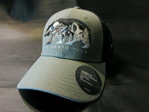 本物正規■ノースフェイス■メッシュ キャップ EMB TRUCKER ベアー■AGAVE GREEN/黒■V38 アメリカ限定■新品 帽子