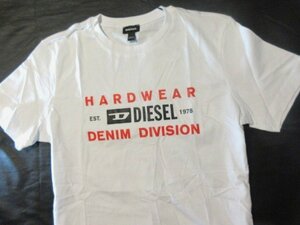 本物正規◆DIESEL ディーゼル◆Tシャツ K32■白■L■新品