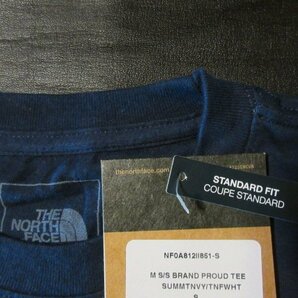 本物正規◆ノースフェイス◆Tシャツ BRAND PROUD■S■紺 新品■アメリカ限定/BASE CAMP DUFFLE 851 The North Face メンズ 半袖の画像5