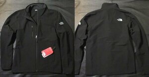 本物正規◆ノースフェイス◆撥水 ソフトシェルジャケット/ストレッチ STRECH SFTSHL JKT■XL■黒■新品/アメリカ限定■WINDWALL/JK3